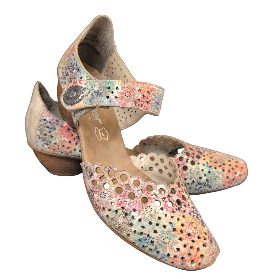 Rieker Multi-color Mary Jane