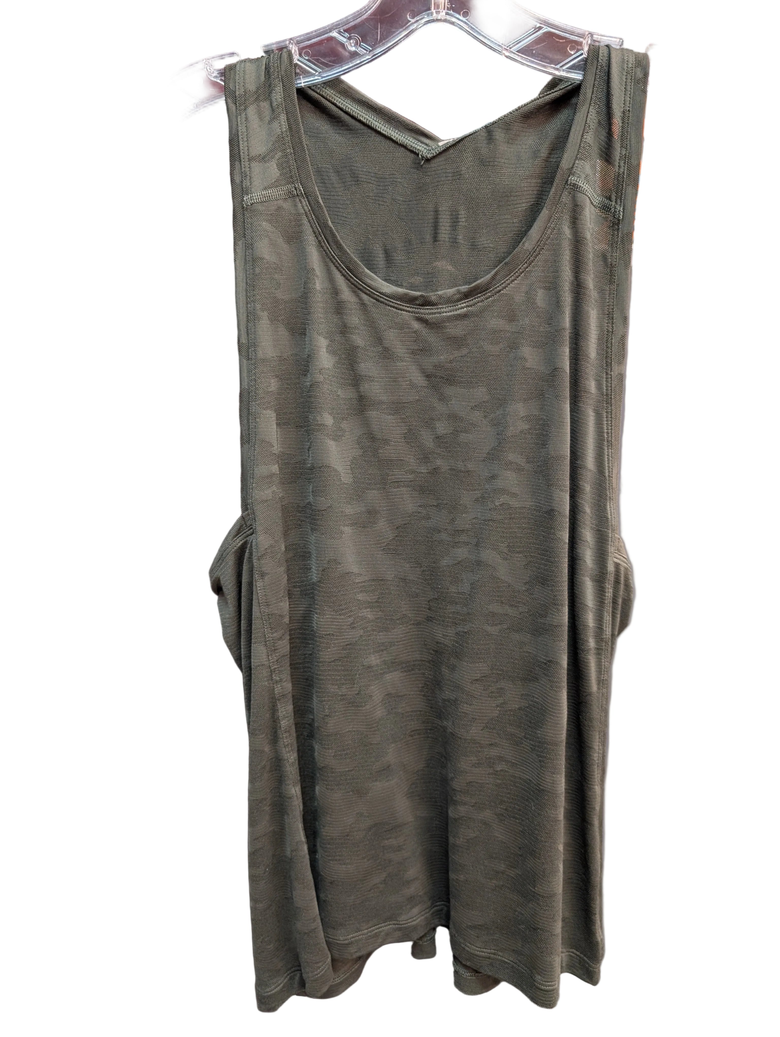 Lululemon camo mesh tank top