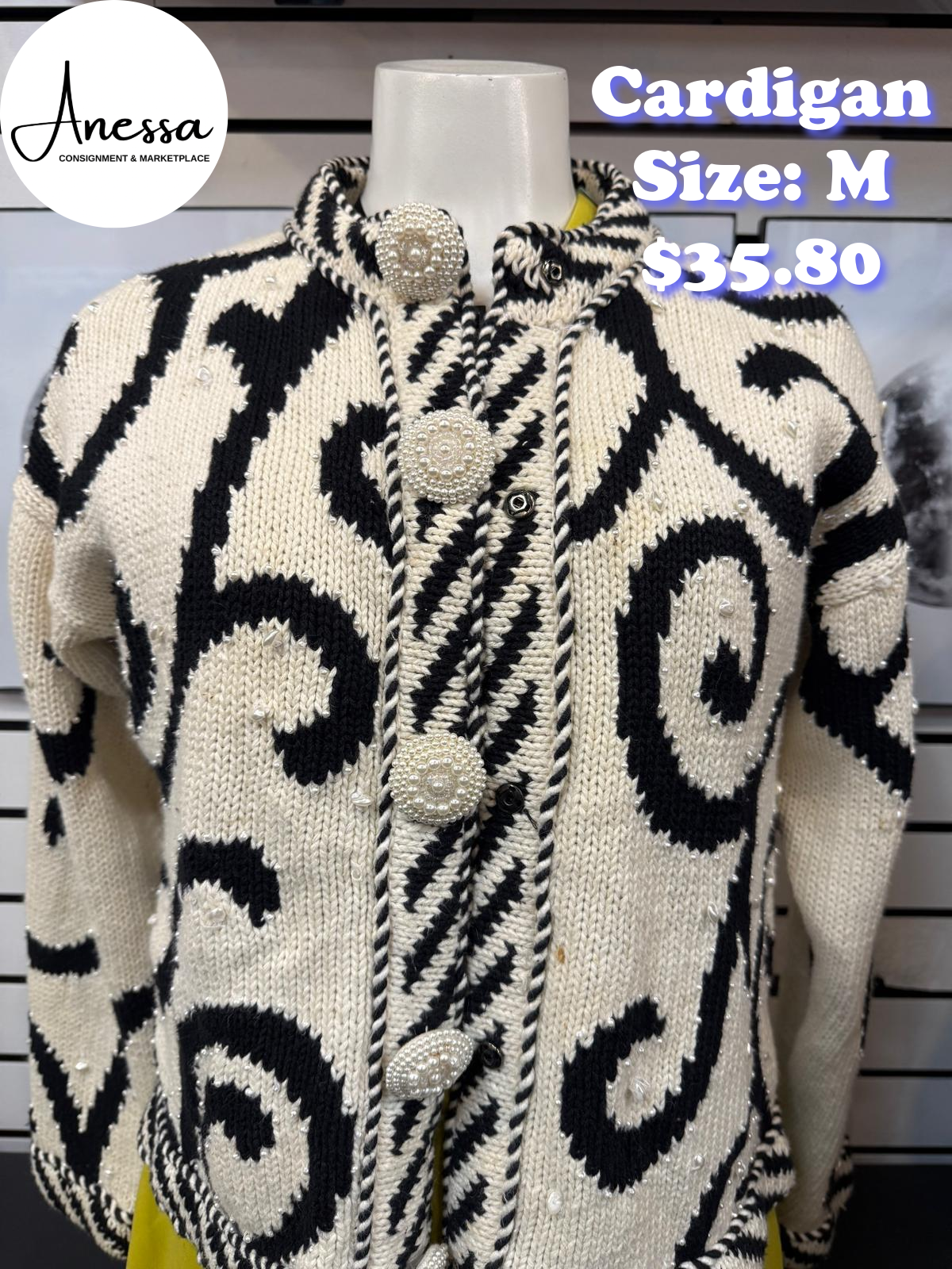 Pearl Knit Cardigan Sweaters